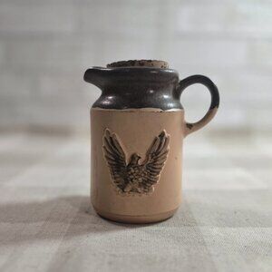 Vintage Jug Concord Stoneware Nagoya Japan 5" w/ Embossed Eagle